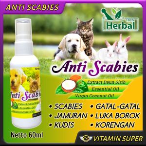 Obat Jamur Spray Semprot Kucing Kelinci dan Anjing Anti Scabies Jamur Ringworm Demodex Impetigo Kudis Koreng Gatal gatal dan Luka Borok