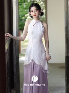 Đầm Kiểu Trung Quốc Thon Gọn và Tinh Tế