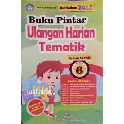 Buku Pintar Ulangan Harian SD Kelas 1 2 3 4 5 dan 6/dilengkapi kunci jawaban