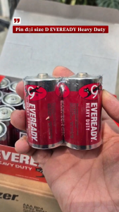 Pin đại EVEREADY Heavy Duty Size D 1.5V sizei D 1.5V dùng cho đèn pin Radio bếp gas