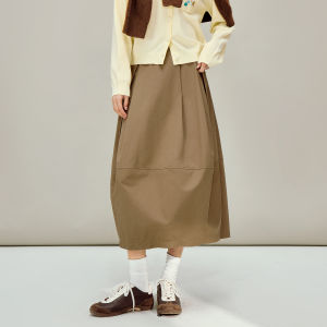 INMAN | French Elegant Commuter Midi Long Skirt