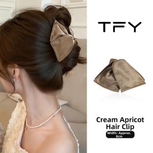 TFY | Satin Scallop Shell Triangle Hair Clip