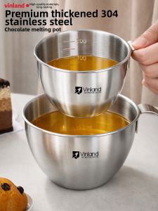 Vinland | Chocolate Melting Cheese Butter Heating Container Stainless Steel Insulated Bowl
