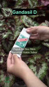 PUPUK GANDASIL D DAUN Kemasan 100 gram Nutrisi Lengkap Masa Pertumbuhan Tanaman