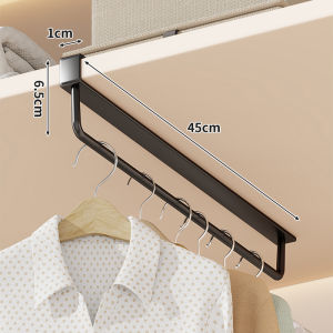 MENGBINFEN | Space-Saving No-Drill Classification Clothes Hanging Rack