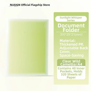 Nusign | Translucent Page Collector Folder 30/40 Pages
