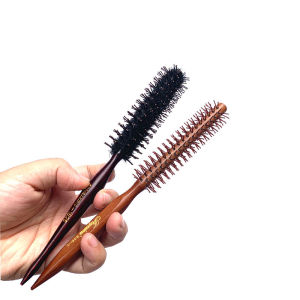Mini Air Fluffy Bun Brush Anti-static Hair Comb Professional Hairdressing Tool Compact Portable Styling Brush for Bangs