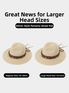 GOLD ARTIST | Ethnic Style Panama Straw Hat