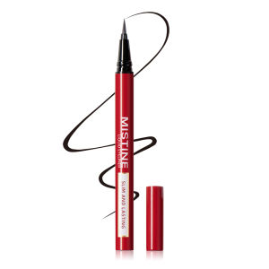 MISTINE Tattoo Master Black Liquid Eyeliner Super Slim No-skip For Precise Eye Makeup Matte Finish 1g