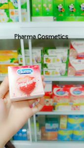 Hộp 3 cái bao cao su durex strawberry