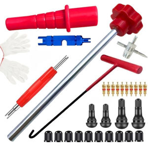 Bộ Dụng Cụ Tháo Lõi Van Lốp Ô Tô Bằng Kim Loại Thay Thế Nhanh Chóng Cho Van Bị Rò Rỉ - Thiết Bị Sửa Chữa Lốp Ô Tô