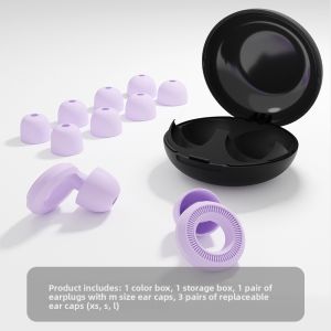 Silicone Earplugs Strong Sound Insulation Sleep Custom Fit Noise Reduction for Small Ear Canals Comfortable Soft Sleeping