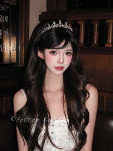 Birthday Crown Headwear Princess Dress Hairband Bride Goddess Photo Prop Adult High Quality Hair Accessories Alloy/Plated Silver/Gold