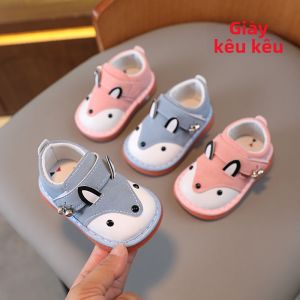 Non-slip Soft Bottom Shoes with Sound for Toddlers
