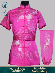 Magenta Pink Competition Wushu Suit