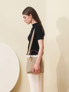 SHUCAI | 2026 Niche Genuine Leather Ladies Luxury Designer Bucket Bag Women Handbag High Quality Casual Crossbody Cowhide Female Tote Bag