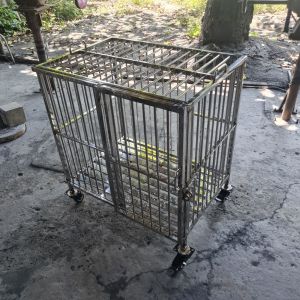 Chuồng cho inox không rỉ 304 kích thước 50 x 80 cao 80cm