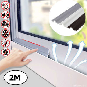【Ready Stock】2M Self Adhesive Anti Collision Window Seal Strip SoundProof and Windproof Foam Door Rubber Strip for Sliding Windows