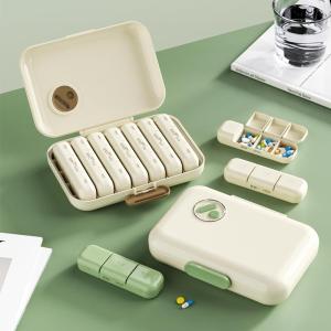 Portable Pill Organizer for 7 Days with 3 Meals