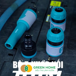 Bộ 5 Khớp Nối Nhanh Total THHCS05122 GreenHome Kết Nối Nhanh Chống Rò Rỉ Chất Liệu ABS Bền Bỉ