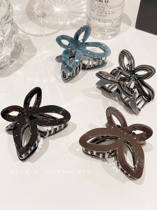 Butterfly Medium Loose Clip Grip Metal Barrettes Female Back Head New Arrival Fancy Clip Hairware Small Shark Clip