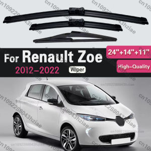 3x Front Rear Wiper Blades For Renault Zoe R110 Z.E. 2012 - 2022 2021 2020 2019 2018 2017 2016 2015 2014 2013 Car Window Brushes