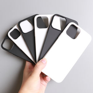 Classic Black & White Silicone Phone Case for Apple 13 Pro Max Mini 12: Lightweight & Simple Design