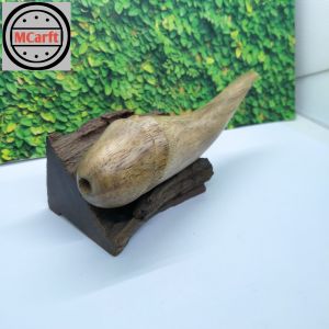 Once pipa cangklong kayu Bidara model unik 15cm C238