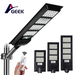 GEEK Solar-Powered LED Floodlight with Wireless Remote & Super Bright Glow IP67 Waterproof Outdoor Lighting for Gardens