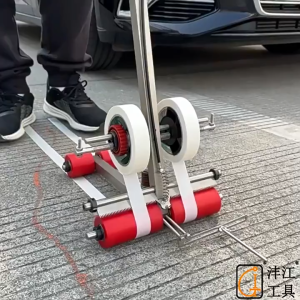 Multi-size Adjustable Tape Line Marker – For Parking Lot & Warehouse Floor Marking