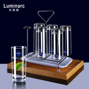 Luminarc Glass Household Water Cup Kettle Set Milk Cup Tea Cup Beer Steins Living Room Tall Straight Cup