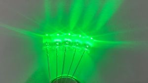 100 biji Led 5mm putih nyala hijau putih Orange biru