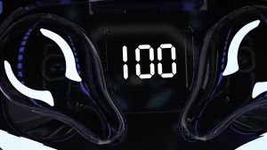 Gaming Bluetooth Headset Touch Digital Display True Wireless Sports Low Latency E-Sports Stereo