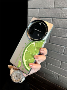 Summer Lemon Huawei Mate70Pro Phone Case Creative Personality Soft Silicone Curved Screen Lens Full Protection Womens Model