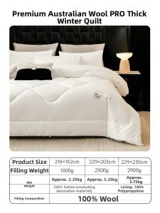 DOHIA | Imported Wool All Season Quilt