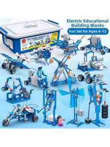 BENZISHIDUO | Programmable Remote Controlled Electric Building Blocks 9686 Set