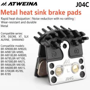 ATWEINA J04C Shimano XT SLX Tương Thích Má Phanh Cho M9000 M9020 S700 RS785 Phụ Kiện Xe Đạp