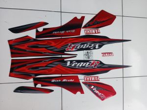 STIKER STRIPING LIS LES POLET PLAT BODY MOTOR YAMAHA VEGA R NEW 2008