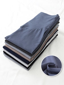Pure Cotton Maternity Trousers Spring Autumn Thin Long Pants Outerwear Nine Points Belly Support Spring Summer Outfit
