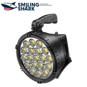 SmilingShark Torchlight Super Bright Flashlight 10000LM Handheld Torch Light USB Rechargeable Waterproof Searchlight Spotlight Floodlight Outdoor Car Repairing Emergency Lighting