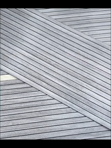 ลายไม้ระแนง วอลเปเปอร์ติดผนัง ลายไม้ระแนง ติดง่ายกาวในตัวกันน้ำ วอลเปเปอร์ผนัง สติ๊กเกอร์ติดผนังห้อง ระแนงไม้ แต่งห้องนอน ขนาด0.6x3M WallpaperPVC วอลเปเปอร์3D