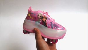 Sepatu Roda Frozen Roda 4 Bisa Nyala Include Dus