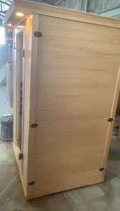 Ready✅ Household Sweat Steam Room Detox Box Portable Infrared Sauna Dry Glass Light Wave Workout House Home Gym Heater