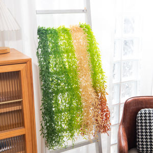 Artificial Hanging Vine Weeping Willow Plastic Greenery Leaves for Indoor Outdoor Garden Wedding Party Home Decor