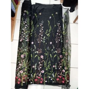 Kain/bahan tile bordir valentino lace/kain kebaya