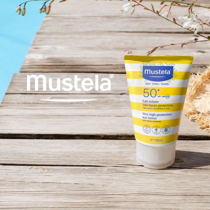Mustela Very High Protection Sun Lotion for All Skin Types | Mustela ...