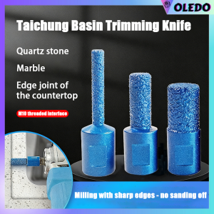 3pcs/Set Milling Cutting Diamond Particles M10 Thread 6/10/15mm For Stone Drilling