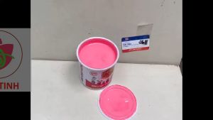 Sơn chậu hệ nước okay màu hồng cánh sen 1kg