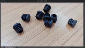 10/16pcs Square/Round Black Plastic Push Fit End CapsInner Plug Seal for Pipe Furniture Waterproof Dust Proof Protection Cover