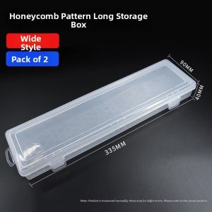 MENGMIAN | Long Rectangular Transparent Tool Organizer